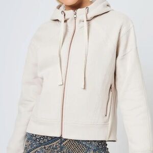 MPG Ease Organic Cotton Recycled Zip-Up Hoodie in Shale
